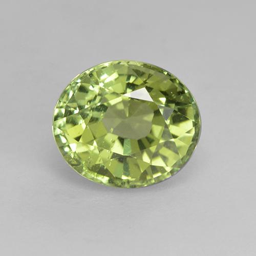 1,27 ctw natürlicher grüner Turmalin, Oval Schliff, VS