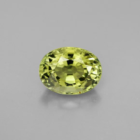 1,63 ctw natürlicher grüner Turmalin, Oval Schliff, VVS