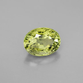 1,63 ctw natürlicher grüner Turmalin, Oval Schliff, VVS
