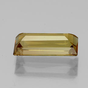 1,55 ctw natürlicher Gold Turmalin, Baguette, SI