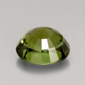 3,15 ctw natürlicher grüner Turmalin, Oval Schliff, VVS