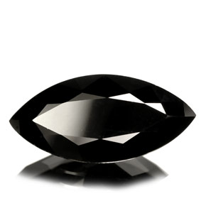 4,97 ctw natürlicher schwarzer Turmalin, Marquise, Lichtundurchlässig