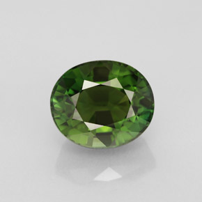 3,17 ctw natürlicher grüner Turmalin, Oval Schliff, VVS