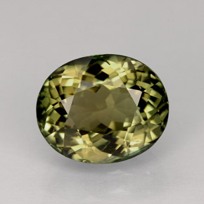 3,43 ctw natürlicher grüner Turmalin, Oval Schliff, VVS