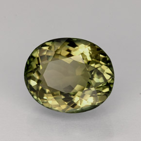 3,43 ctw natürlicher grüner Turmalin, Oval Schliff, VVS