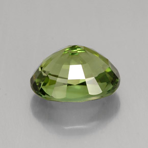 2,37 ctw natürlicher grüner Turmalin, Oval Schliff, VVS