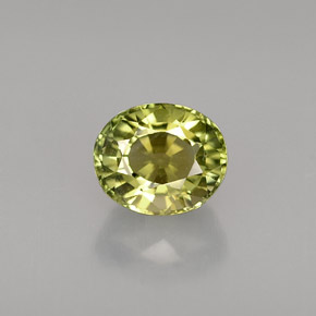 1,29 ctw natürlicher grüner Turmalin, Oval Schliff, VVS