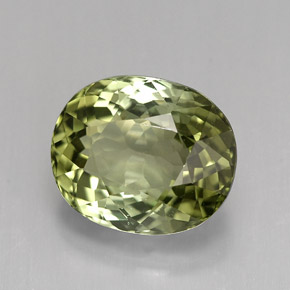 4,12 ctw natürlicher grüner Turmalin, Oval Schliff, VVS