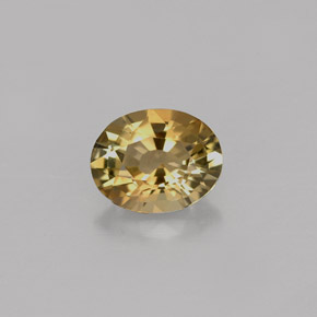0,82 ctw natürlicher brauner Turmalin, Oval Schliff, VVS
