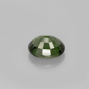 1,01 ctw natürlicher grüner Turmalin, Oval Schliff, VS