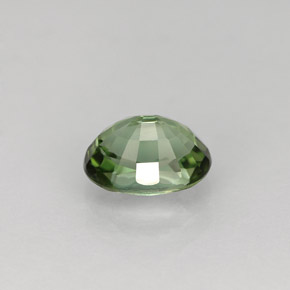 1,08 ctw natürlicher grüner Turmalin, Oval Schliff, VVS