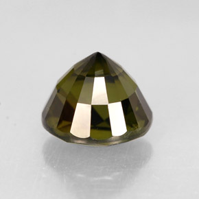1,40 ctw natürlicher grüner Turmalin, Rundschliff, VVS-VS