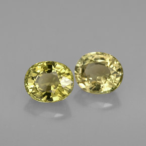  ct natürliche grüner Turmalin-Edelsteine, Oval Schliff, VVS