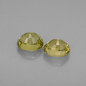  ct natürliche grüner Turmalin-Edelsteine, Oval Schliff, VVS