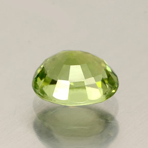 0,83 ctw natürlicher grüner Turmalin, Oval Schliff, VVS-VS
