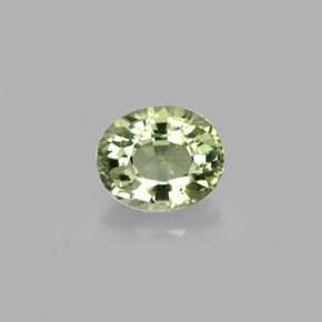 0,77 ctw natürlicher grüner Turmalin, Oval Schliff, VVS