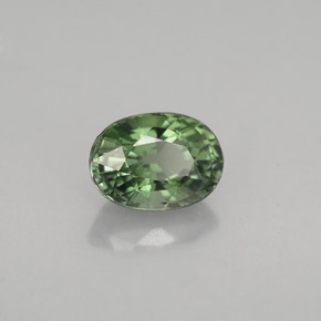 1,06 ctw natürlicher grüner Turmalin, Oval Schliff, VVS
