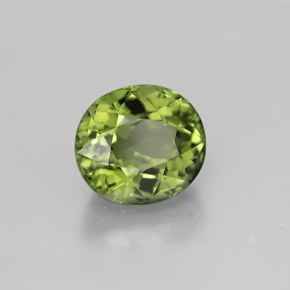 2,43 ctw natürlicher grüner Turmalin, Oval Schliff, VVS