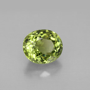 2,46 ctw natürlicher grüner Turmalin, Oval Schliff, VVS