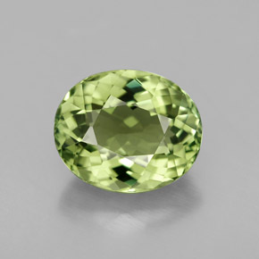 2,55 ctw natürlicher grüner Turmalin, Oval Schliff, VVS