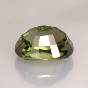 2,08 ctw natürlicher grüner Turmalin, Oval Schliff, IF