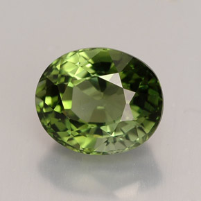 1,88 ctw natürlicher grüner Turmalin, Oval Schliff, VVS