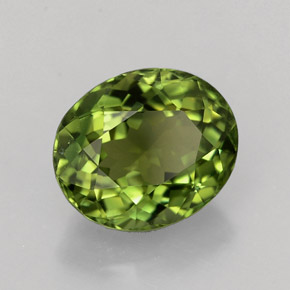 1,85 ctw natürlicher grüner Turmalin, Oval Schliff, VVS
