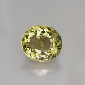 1,94 ctw natürlicher grüner Turmalin, Oval Schliff, VVS