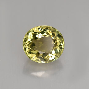 1,94 ctw natürlicher grüner Turmalin, Oval Schliff, VVS