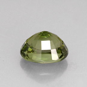 2,02 ctw natürlicher grüner Turmalin, Oval Schliff, VVS