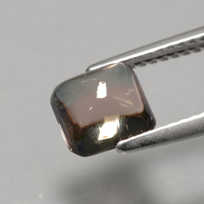 1,73 ctw natürlicher zweifarbiger Turmalin, Baguette, Transparent