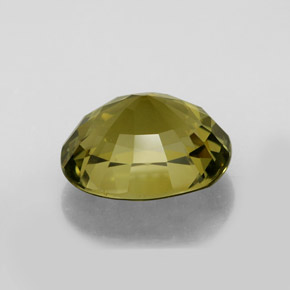 6,97 ctw natürlicher gelber Turmalin, Oval Schliff, VVS