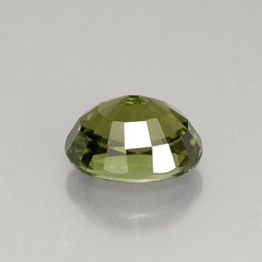 1,66 ctw natürlicher grüner Turmalin, Oval Schliff, VVS