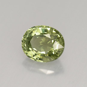 1,33 ctw natürlicher grüner Turmalin, Oval Schliff, VVS-VS
