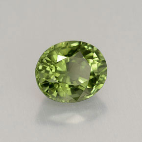 1,45 ctw natürlicher grüner Turmalin, Oval Schliff, VVS-VS