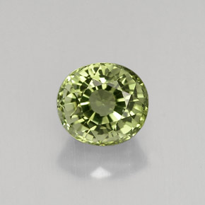 1,27 ctw natürlicher grüner Turmalin, Oval Schliff, VVS