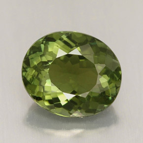 2,01 ctw natürlicher grüner Turmalin, Oval Schliff, VVS-VS