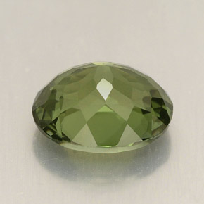 2,01 ctw natürlicher grüner Turmalin, Oval Schliff, VVS-VS