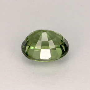 1,10 ctw natürlicher grüner Turmalin, Oval Schliff, VVS