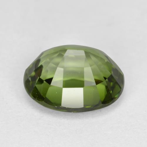1,27 ctw natürlicher grüner Turmalin, Oval Schliff, VVS