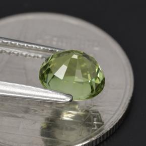 1,23 ctw natürlicher grüner Turmalin, Oval Schliff, VVS