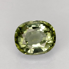 1,54 ctw natürlicher grüner Turmalin, Oval Schliff, VVS-VS