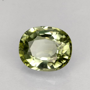 1,54 ctw natürlicher grüner Turmalin, Oval Schliff, VVS-VS