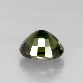 1,02 ctw natürlicher grüner Turmalin, Oval Schliff, VVS-VS