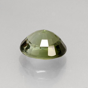 1,06 ctw natürlicher grüner Turmalin, Oval Schliff, VVS-VS