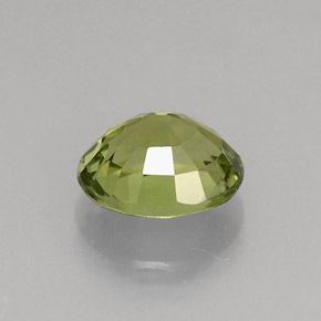 0,89 ctw natürlicher grüner Turmalin, Oval Schliff, VVS