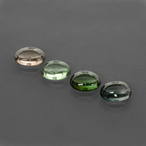  ct natürliche mehrfarbiger Turmalin-Edelsteine, Oval Schliff, Transparent