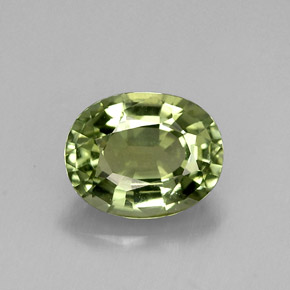 1,41 ctw natürlicher grüner Turmalin, Oval Schliff, VVS
