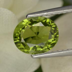 1,28 ctw natürlicher grüner Turmalin, Oval Schliff, VVS-VS