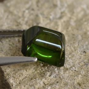 2,86 ctw natürlicher grüner Turmalin, Smaragdschliff, Lichtdurchlässig
